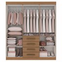 Ver imagem 2 de Guarda-Roupa Casal 6 Portas 4 Gavetas Hector Plus