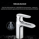 Ver imagem 5 de Misturador Monocomando Kumin Lavatorio Bica Baixa Cromado Kohler 98827BR-4ND-Cp