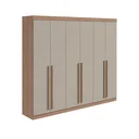 Ver imagem 3 de Guarda-Roupa Casal 6 Portas 4 Gavetas Castellaro Espresso Móveis