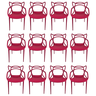Cadeira Mix Magenta - Kit com 12 - 2