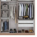 Ver mais imagens de Guarda-Roupa Casal 6 Espelhos 6 Portas 4 Gavetas Castellaro Espresso Móveis