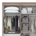 Ver imagem 7 de Guarda-Roupa Casal 6 Espelhos 6 Portas 4 Gavetas Castellaro Espresso Móveis