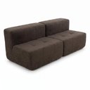 Ver imagem 2 de Sofá Modular Sync 2 Lugares 172cm Marrom Boucle Kappesberg