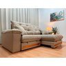 Sofá Retrátil Reclinável 2,50 M Linho Bege A226 Gael - 3