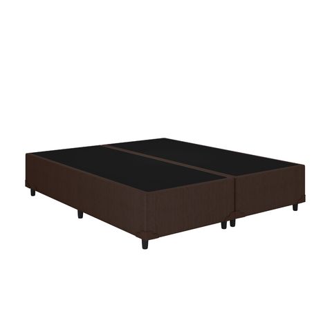 Base Box Queen Bipartido 158x198 Corino Marrom
