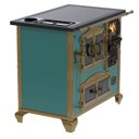 Ver imagem 7 de Fogao a Lenha N 2 Imperador Vitreo Premium Caldeira Turquesa Se