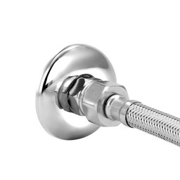 Kit 5 Engate Mangueira Flexível Trançado Aço Inox 40 Cm - 3
