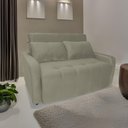 Ver imagem 1 de Sofá Cama para Sala de Estar Amora New Veludo Matrix - Cappuccino Cappuccino