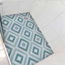 Ver imagem 1 de Adesivo Piso Box Geométrico Antiderrapante Colacomigo Adesivo para Box 1,20 X 0,97 Metros