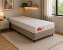 Ver imagem 1 de Colchão Infantil Espuma D18 70x10x130cm Baby Liso Prorelax Branco