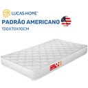 Ver imagem 2 de Colchão de Berço Americano One Face Espuma D18 Lucas Home Baby Liso 70x130x10cm