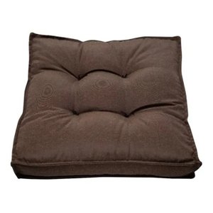 Almofada Futon Decoração 45x45 Cm Marrom Novita