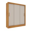 Ver imagem 1 de Guarda Roupa Casal 3 Portas Correr e 4 Gavetas Valencia Tcil Tcil Móveis Roupeiro Valencia Sem Espel