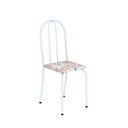Ver imagem 5 de Conjunto de Mesa Tubular 70x70cm Tampo em MDF com 4 Cadeiras Ane B Branco/Botanic Bege