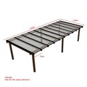 Ver imagem 5 de Kit Policarbonato Cristal 6mm 7,00m X 2,00m - Perfis Naturais
