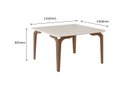 Ver imagem 3 de CONJUNTO SALA DE JANTAR TÓKIO 1,36 x 1,36 COM 8 CADEIRAS - AMÊNDOA 04A