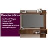 Painel para Tv's até 65 Polegadas Ripado Jade 1.8 - Fendi / Havana - 3