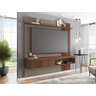 Painel para Tv's até 65 Polegadas Ripado Jade 1.8 - Fendi / Havana - 1