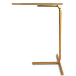 Mesa de Apoio para Sofá Mesa Lateral para Sala Sterling - Dourado/jade - 3
