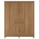 Ver imagem 5 de Guarda Roupa Casal 8 Portas 2 Gavetas Munique D02 Amendola Touch - Mpozenato