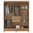 Ver imagem 3 de Guarda Roupa Casal 8 Portas 2 Gavetas Munique D02 Amendola Touch - Mpozenato