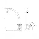 Ver imagem 2 de Torneira para Cozinha de Mesa com Bica Móvel Way Cromado 1/2