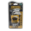 Ver imagem 2 de Jogo de 9 Chaves Allen Tamanho Curta Abaulada Pro