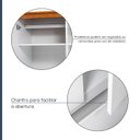 Ver mais imagens de Guarda-Roupa 2 Portas 3 Gavetas Madeira Maciça e MDF Craft Branco/Garapa