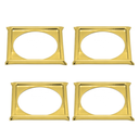Ver imagem 1 de Kit C/ 4 Porta Grelha Caixilho Ralo Click 10x10 Inox Dourado