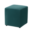 Ver imagem 1 de Kit 2x Puff Quadrado Decorativo:azul Petróleo