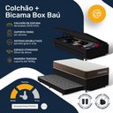 Ver imagem 6 de Cama Box Baú Solteiro com Colchão de Espuma D33 Double Comfort + Auxiliar 88cm