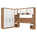 Ver imagem 1 de Quarto de Casal Modena Ambiente 1 Amêndola Branco - Demóbile