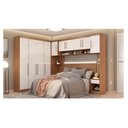 Ver imagem 4 de Quarto de Casal Modena Ambiente 1 Amêndola Branco - Demóbile