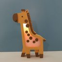 Ver imagem 2 de Luminária Girafa 4 Patas Bh Baby Kids com Fio