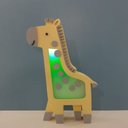 Ver imagem 4 de Luminária Girafa 4 Patas Bh Baby Kids com Fio