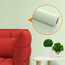Ver imagem 6 de Papel de Parede Adesivo Modelo Linho Verde Claro Lavavel Texturizado 500cmx60cm