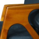 Ver imagem 4 de Namoradeira Marilia Decorativa Recepção - Suede Azul Marinho