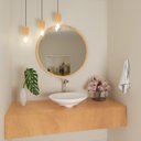 Ver imagem 6 de Kit 3 Espelhos Redondos Estilo Minimalista 40 cm - Tauari