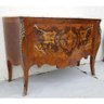 Cômoda Bombê Luis XV Apl. Bronze Tampo Em Mármore 2 Gavetas - 14
