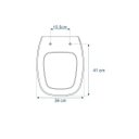 Ver imagem 3 de Assento Sanitário Poliéster Art Branco - Incepa