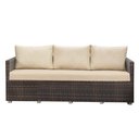 Ver imagem 1 de Sofá 3 Lugares Fibra Sintética Área Externa Varanda Piscina