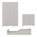 Ver imagem 7 de Quarto Infantil Completo com Minicama Montessoriana Allegra Multimóveis MP4875 Off White