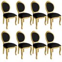 Ver imagem 1 de 8 Cadeira Medalhao Madeira Maciça Design Ingles Luxo Poltrona Entalhada Renascentista Natural Ingles