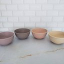 Ver mais imagens de Kit 6 Cumbucas Bowl de Bambu Sortido 15x7cm Lyor Sobremesa Cereais Frutas Petiscos