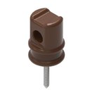 Ver imagem 1 de Isolador Tipo Olhal 71x54x38mm Rosca Soberba 5/16"" - 0100113.cb - Germer Isolador Tipo Olhal 71x54x