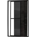 Ver imagem 1 de Porta de Aluminio Balcão 3 Folhas Móveis com Trinco Linha Leve:2,10 X 1,50/preto