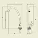 Ver imagem 5 de Torneira Cozinha Bancada Essence Biociclo 1/4 de Volta 27315 Meber - Cromado