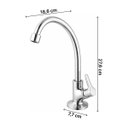 Ver imagem 4 de Torneira Cozinha Bancada Essence Biociclo 1/4 de Volta 27315 Meber - Cromado