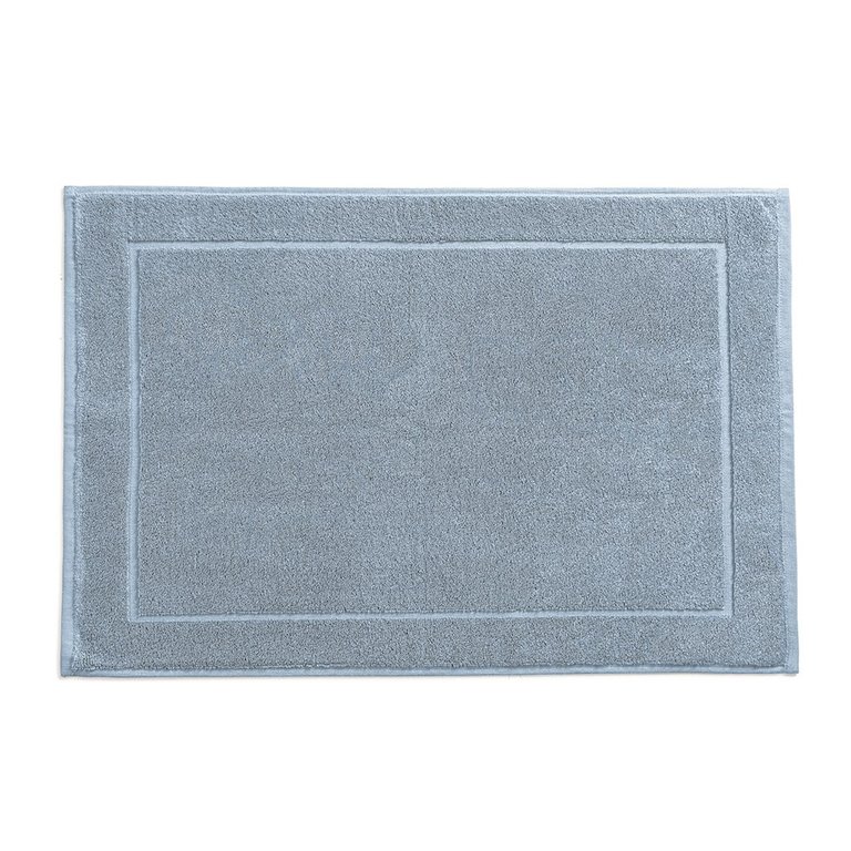 Toalha de Piso Juliet Karsten 100% Algodão - Azul Sereno Toalha de Piso Juliet Karsten 100% Algodão - Azul Sereno