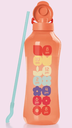 Ver imagem 3 de Eco Tupper 2 Litros Aquavibe Pêssego/laranja com Canudo Flexível Tupperware